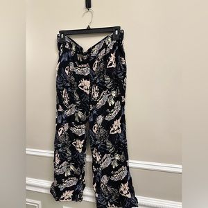 Nordstrom flare floral pants